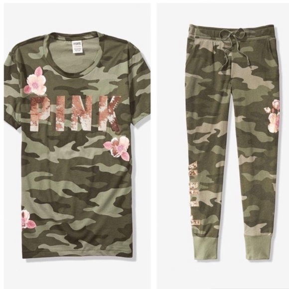 NWT Victoria’s Secret PINK Set - Camo Bling Outfit - Picture 7 of 7